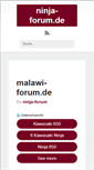 Mobile Screenshot of ninja-forum.de